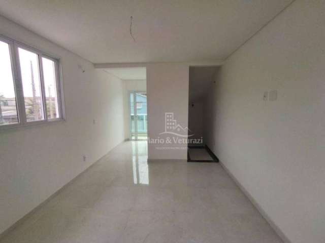 Casa sobreposta superior com 2 dormitórios à venda, 110 m² por R$ 460.000 - Vila Santa Rosa - Guarujá/SP