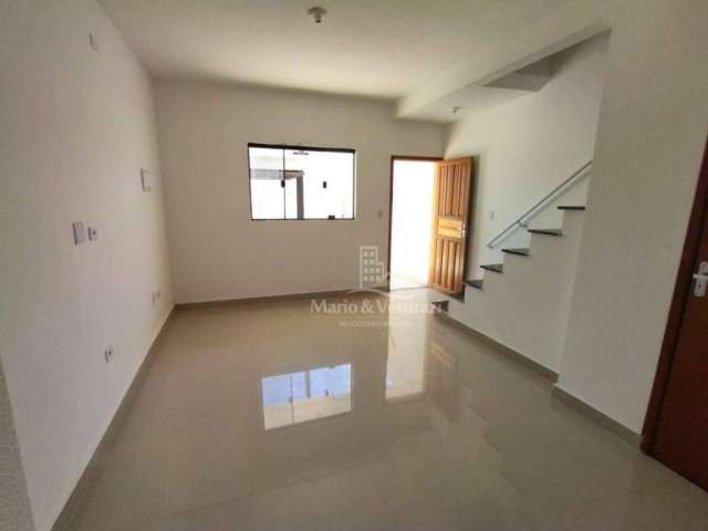 Sobrado novo com 2 dormitórios à venda, 70 m² por R$ 410.000,00 - Vila Santa Rosa - Guarujá/SP