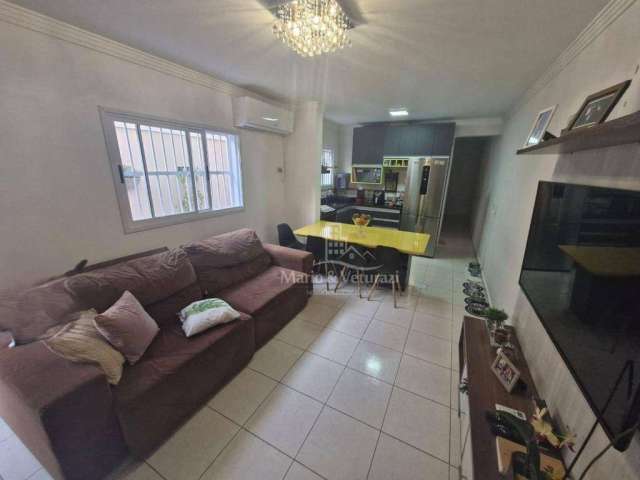 Casa sobreposta térrea com mobília de 2 dormitórios à venda por R$ 450.000,00 - Jardim Helena Maria - Guarujá/SP