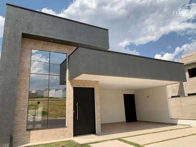 Casa Térrea em Indaiatuba, Condomínio Gran Reserve com 3 suítes - 175 m²