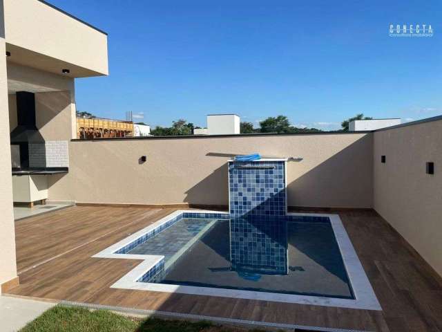 Casa Térrea em Indaiatuba, Residencial Evidências com 3 quartos e 1 suíte- 200m²