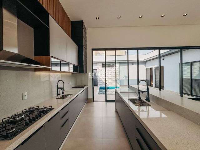 Casa Térrea em Indaiatuba, Condomínio Gran Reserve com 3 suítes - 190 m²