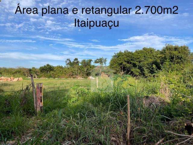 Terreno à venda, 2700 m² por R$ 800.000,00 - Barroco (Itaipuaçu) - Maricá/RJ