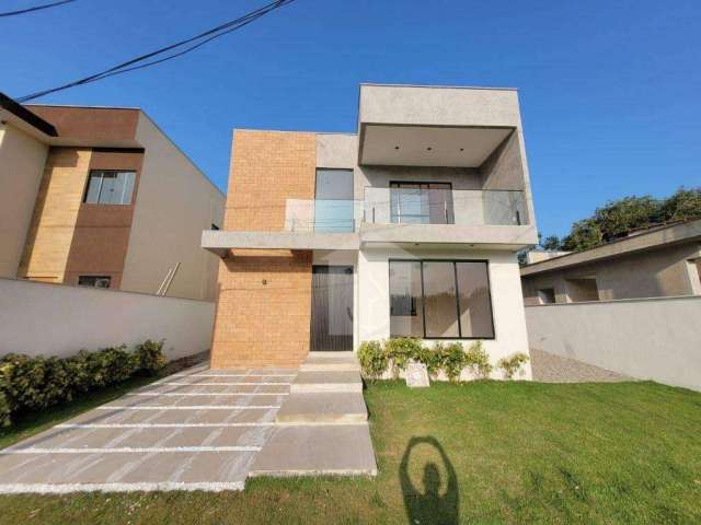 Casa com 4 dormitórios à venda, 208 m² por R$ 1.200.000,00 - Ubatiba - Maricá/RJ