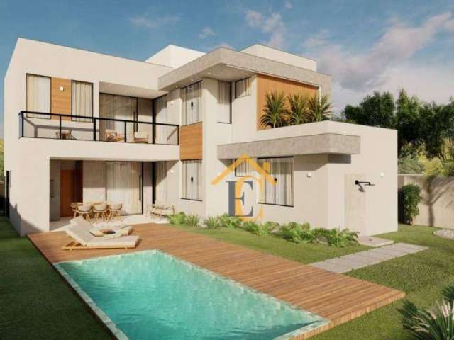 Casa com 4 dormitórios à venda, 250 m² por R$ 1.250.000,00 - Viverde - Rio das Ostras/RJ