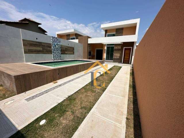 Casa com 3 dormitórios à venda, 117 m² por R$ 600.000,00 - Ouro Verde - Rio das Ostras/RJ