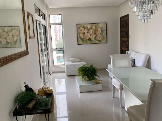 Exelente aparatamento 3/4 e 102m², varanda, vista mar, 2 suíte, 3 banheiros, infra, Pituba  - SSABA.