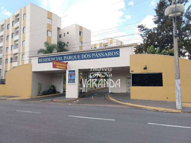 Apartamento com 2 dormitórios à venda, 60 m² por R$ 295.000,00 - Residencial Parque dos Pássaros - Valinhos/SP