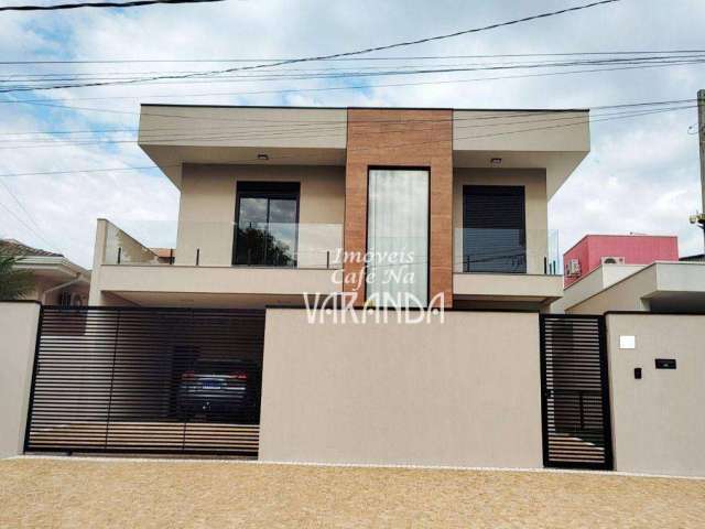 Casa com 3 dormitórios à venda, 201 m² por R$ 1.395.000 - Jardim Santa Emília - Valinhos/SP