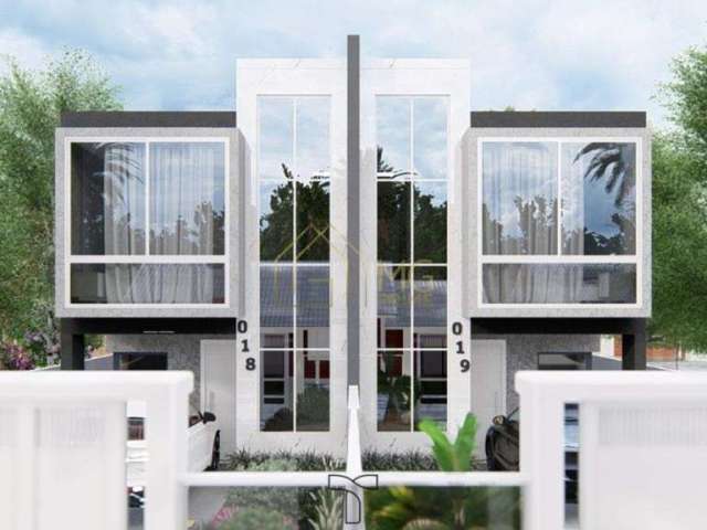 Casa duplex moderna em loteamento residencial