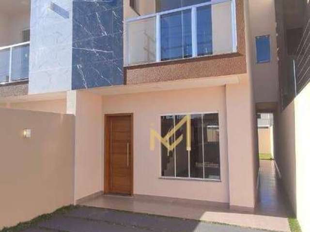 Sobrado com 1 suíte + 2 dormitórios à venda, 100 m² por R$ 420.000 - Florais do Parana - Cascavel/Paraná