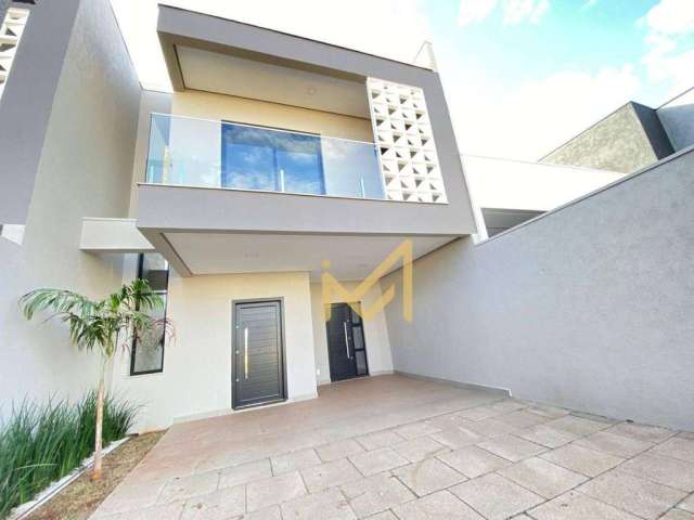 Sobrado com 1 Suíte + 2 Quartos - à venda, 151 m² por R$ 850.000 - Tropical III - Cascavel/PR