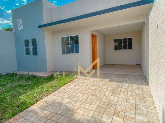 Casa com 2 dormitórios à venda, 62 m² por R$ 330.000,00 - Esmeralda - Cascavel/PR