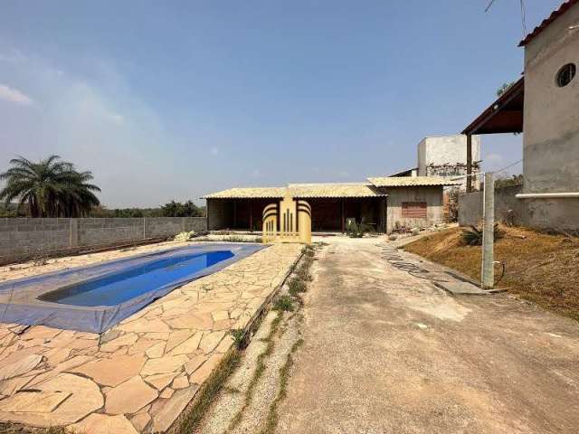 Venda de Sítio no Condomínio Vista Alegre, Andiroba - 1000 m², 2 Quartos, Piscina, por R$300.000