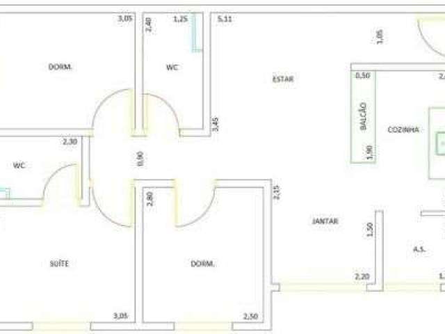 Vendo apartamento 03 dorms/suite ed. jangada monte castelo s.j.campos-sp