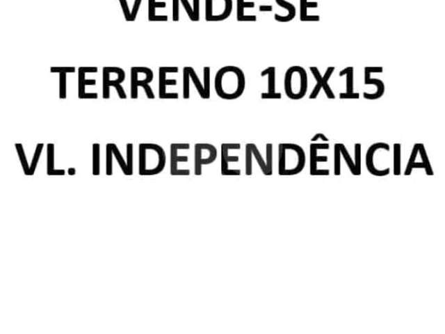 Terreno à venda em Vila Independência - SP