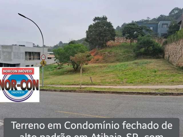 Vendo terreno 694 m2 em condomínio fechado de alto padrão em Atibaia SP