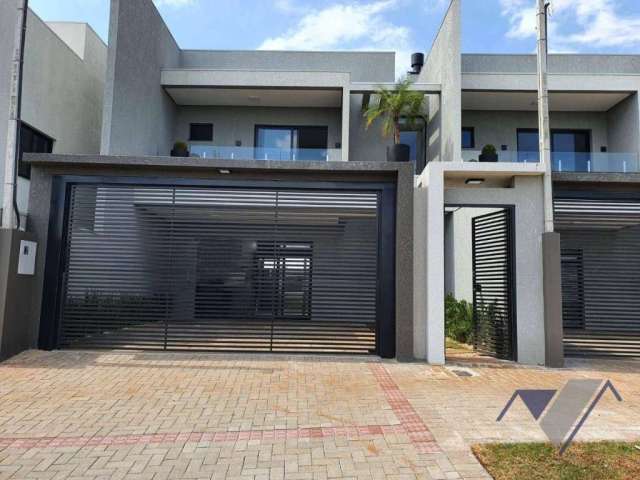 Sobrado com 3 dormitórios à venda, 121 m² por R$ 850.000,00 - Tropical  - Cascavel/PR