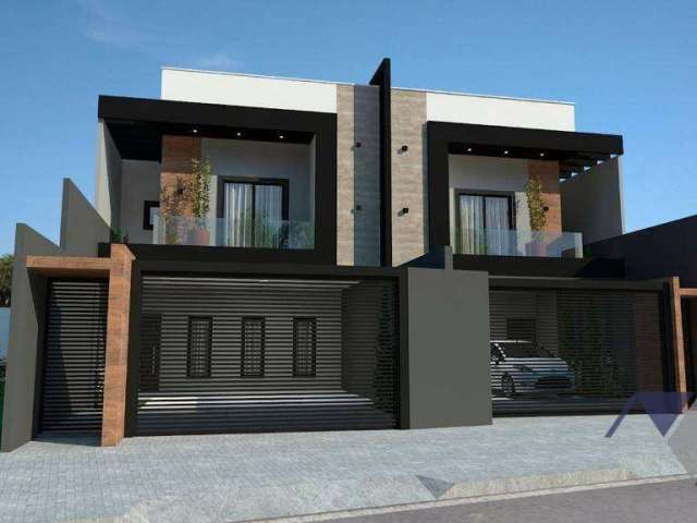 Sobrado com 3 dormitórios à venda, 165 m² por R$ 889.000,00 - Coqueiral - Cascavel/PR