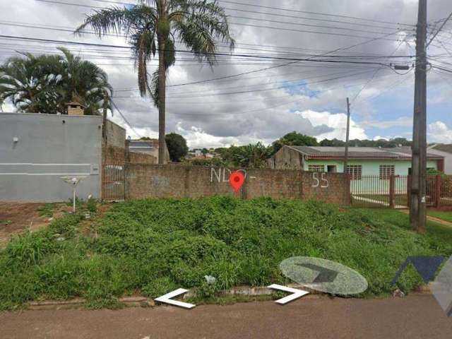 Terreno à venda, 360 m² por R$ 350.000,00 - Brasília - Cascavel/PR