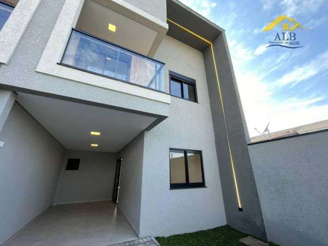 Sobrado com 3 dormitórios à venda, 138 m² por R$ 859.000,00 - Atuba - Pinhais/PR