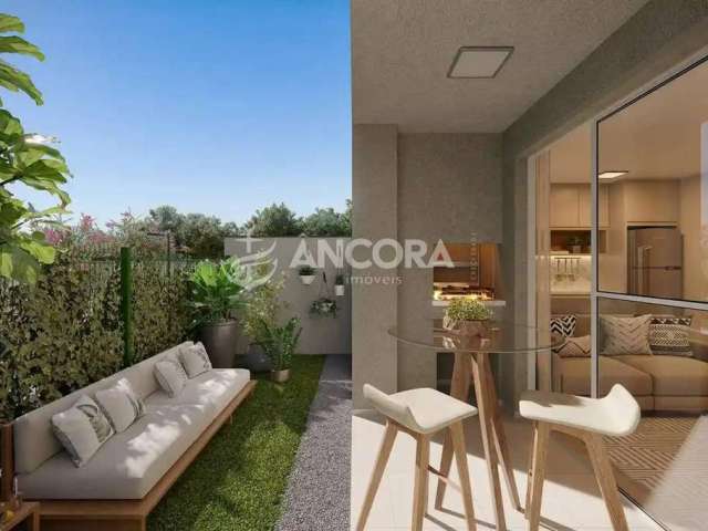 Apartamento Garden com espaço de terreno privativo em um condomínio home club completo