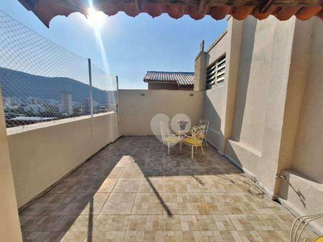 Grajaú: Cobertura Duplex, 2 salas, 3 quartos, 2 suítes. garagem, Terraço descoberto. R$850.000,00 Grajaú RJ.