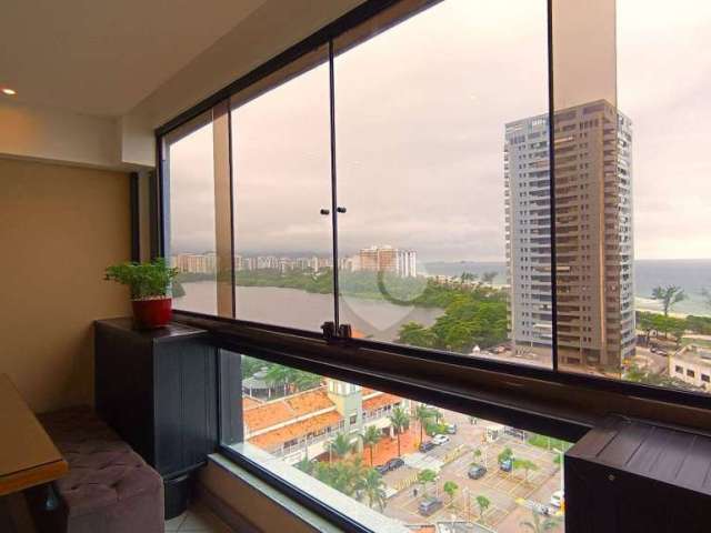 Apartamento com Vista Incrível, 1 quarto à venda, 62 m² por R$ 839.000 - Barra da Tijuca - Rio de Janeiro/RJ