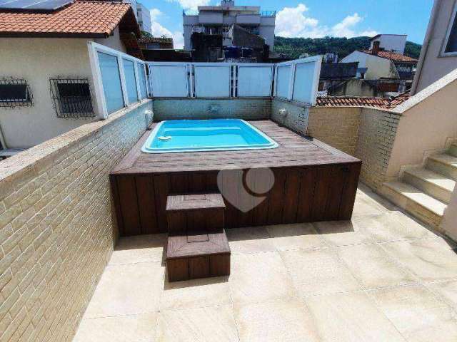 Casa Triplex com 3 quartos 1 vaga e piscina à venda no Grajaú, Rio de Janeiro/RJ