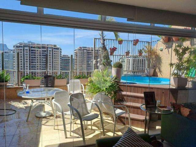 Cobertura Parque das Rosas com 3 QUARTOS à venda, 159 m² por R$ 1.650.000 - Barra da Tijuca