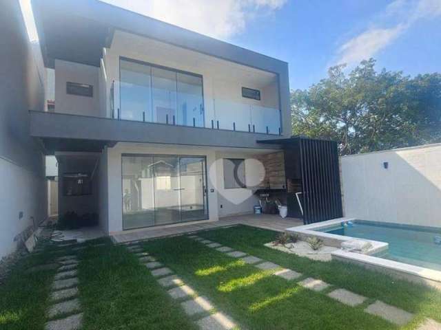 Casa com 4 quartos e 4 suítes à venda, 290 m² por R$ 1.400.000 - Vargem Pequena - Rio de Janeiro/RJ