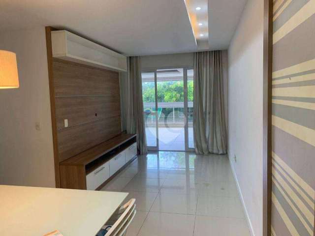 Lopes Enjoy Imóveis , Excelente apartamento com 3 quartos, sendo 1 Suíte, 1 Closet, Varandão, 107 m² por R$ 900.000,- Recreio dos Bandeirantes - RJ/RJ