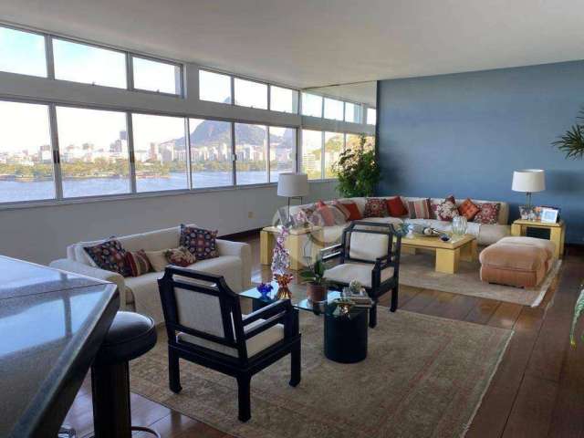 Apartamento com 3 dormitórios à venda, 199 m² por R$ 2.800.000,00 - Lagoa - Rio de Janeiro/RJ