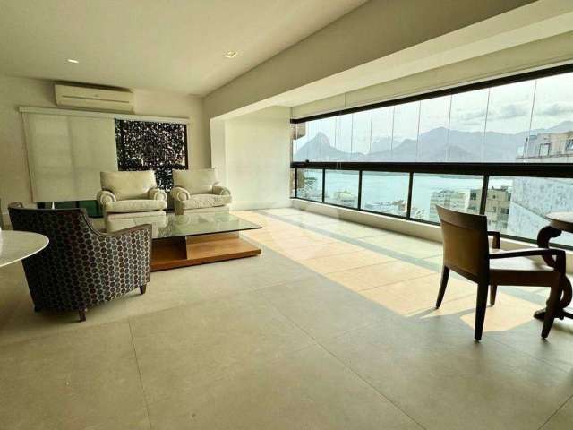 Apartamento com 4 dormitórios, suíte, 2 vagas à venda, 205 m² por R$ 3.200.000 - Lagoa - Rio de Janeiro/RJ