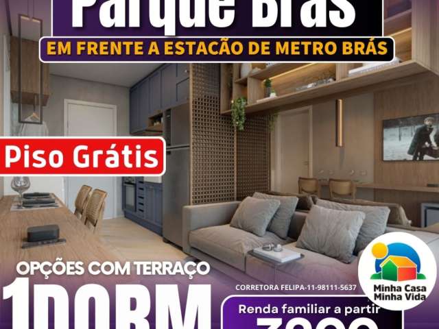 Apartamento com 1 dorm ao lado Estação Metrô Brás