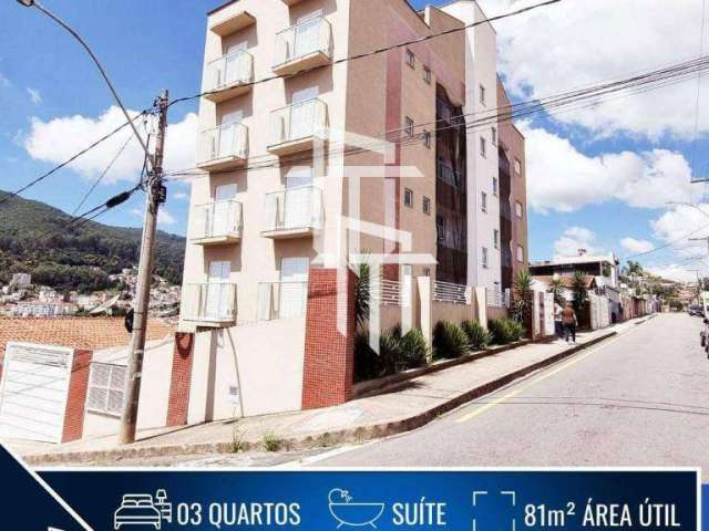 Apartamento com 3 quartos à venda na ENDEREÇO NÃO INFORMADO, 85, Nossa Senhora Aparecida, Poços de Caldas, 81 m2 por R$ 450.000