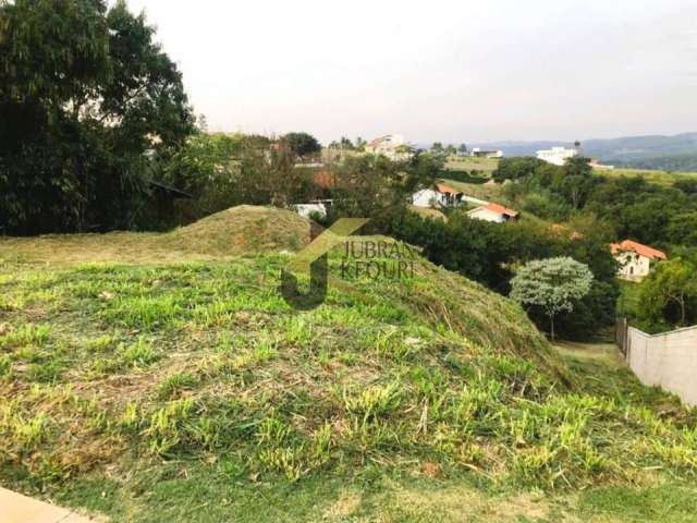 Terreno em condomínio à venda em Sousas - Campinas, com 1399 m² de área e vista panorâmica e definitiva para a mata.