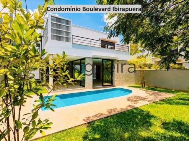 Linda casa no Condomínio Boulevard Ibirabuera 455m² - 3 suítes - 4 vagas