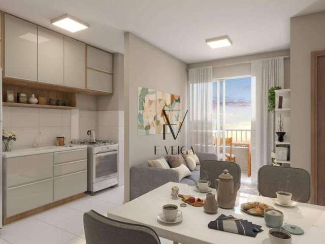 Apartamento com 2 dormitórios à venda, 47 m² por R$ 345.990,00 - Bairro Alto - Curitiba/PR