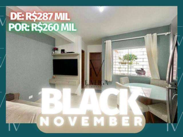 Casa com 2 dormitórios à venda, 43 m² por R$ 260.000,00 - Sítio Cercado - Curitiba/PR