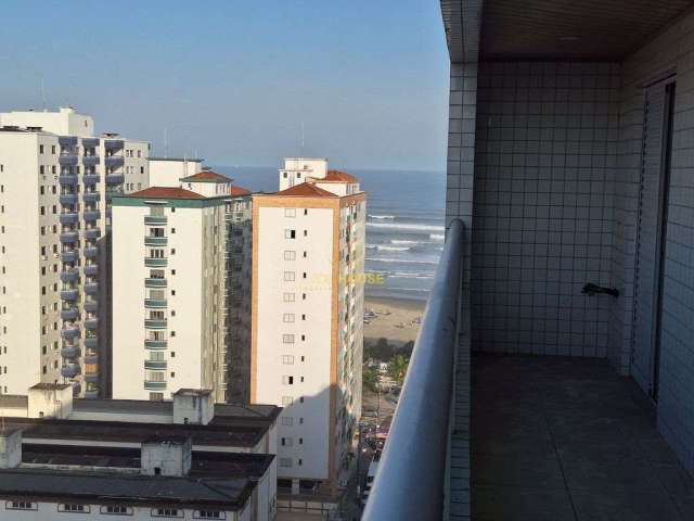 Apartamento a venda com 03 dormitórios, 01 suíte, Guilhermina - Praia Grande