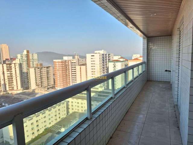 Apartamento a venda com 03 dormitórios, bairro Guilhermina - Praia Grande.