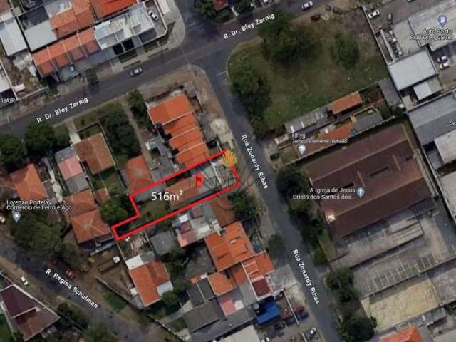 Terreno à venda, 516 m  por R  720.000,00 - Boqueirão - Curitiba PR