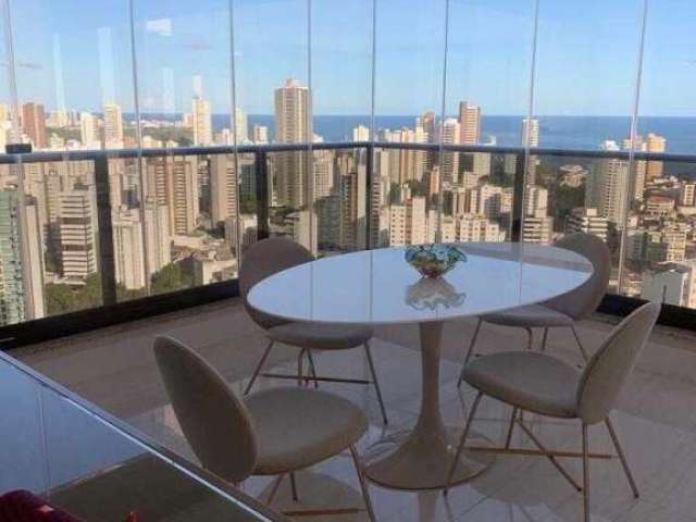 Vendo em Oportunidade única apartamento na Mansão Bahiano de Tênis com 305m2 com andar altíssimo vista mar com 4 suítes completas. Chaves em mãos.