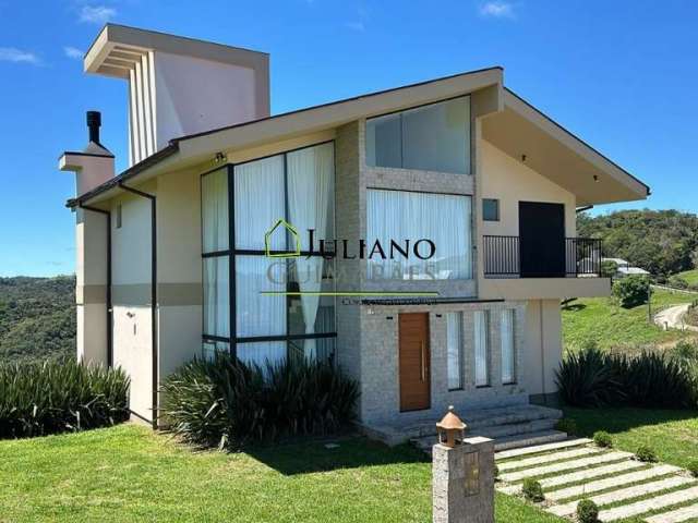 LINDA CASA COM À VENDA, em condomínio fechado em Rancho Queimado/SC