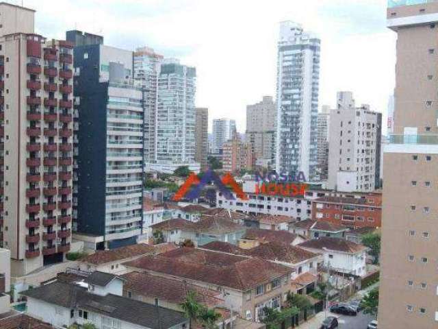 Apartamento com 2 dormitórios à venda, 69 m² por R$ 770.000,00 - Boqueirão - Santos/SP