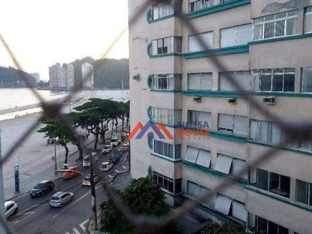 1 dorm. são vicente vista mar