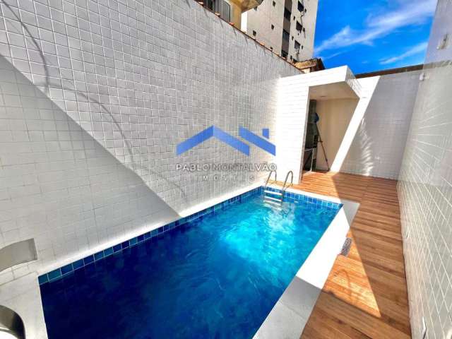 Casa sobreposta baixa  115m² de 3 suítes no Embaré