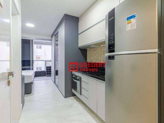 Apartamento Studio Condomínio Patteo com 1 dormitório para alugar, 28 m² por R$ 3.400/mês - Bosque Maia - Guarulhos/SP