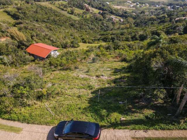 Terreno em condomínio fechado à venda na Morro da Praia da Ferrubem, 1, Capão, Garopaba por R$ 850.000